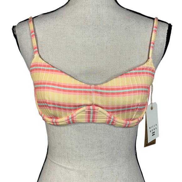 Billabong Small (8) Sunchaser Kenzley Bikini Top Underwire UPF 50 Lined New - Picture 1 of 13